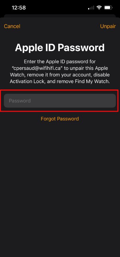 Remove Activation Lock From Apple Watch